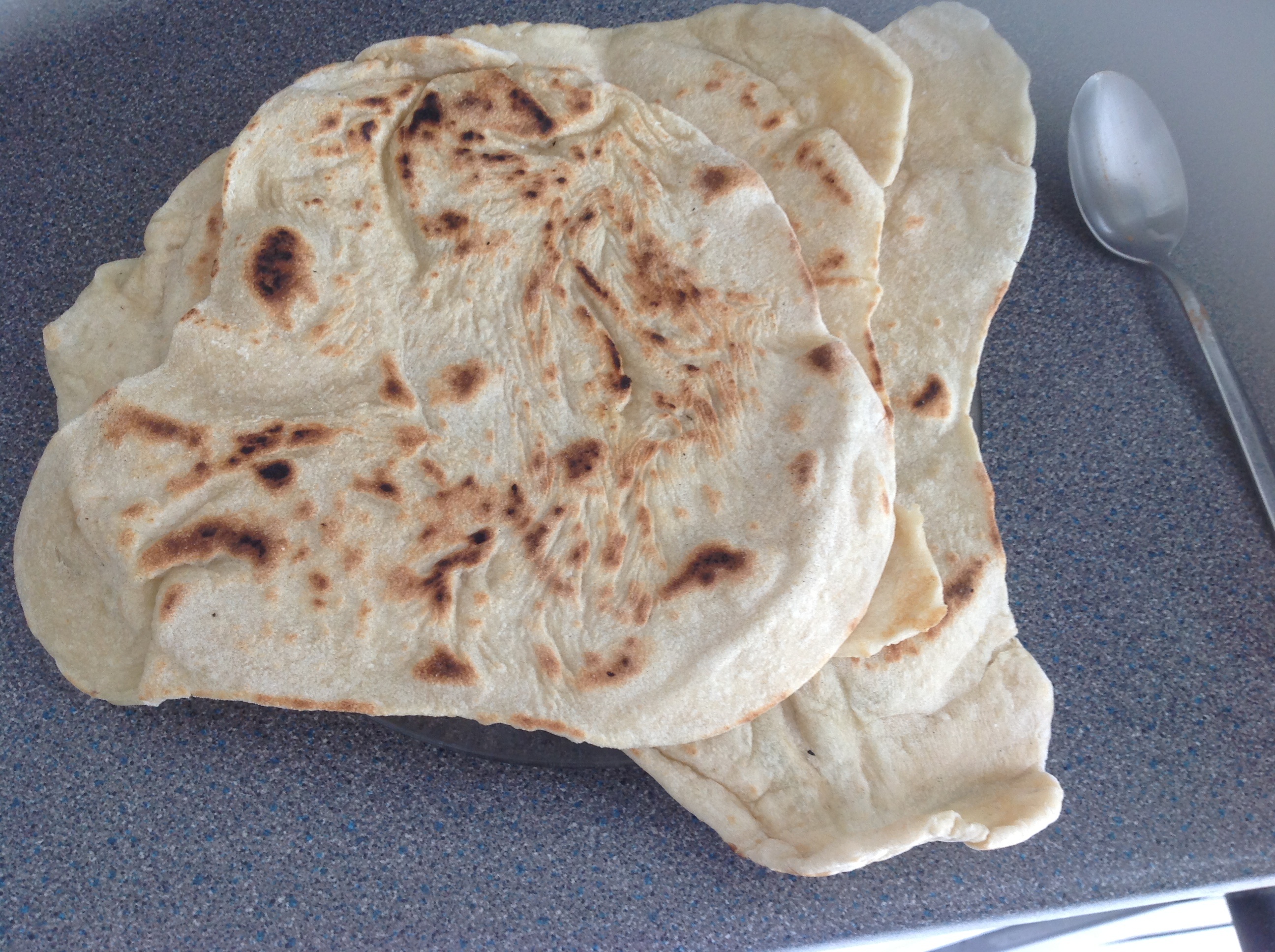 Flatbreads, less than 2p each. Versatile and very yummy Thrifty Lesley